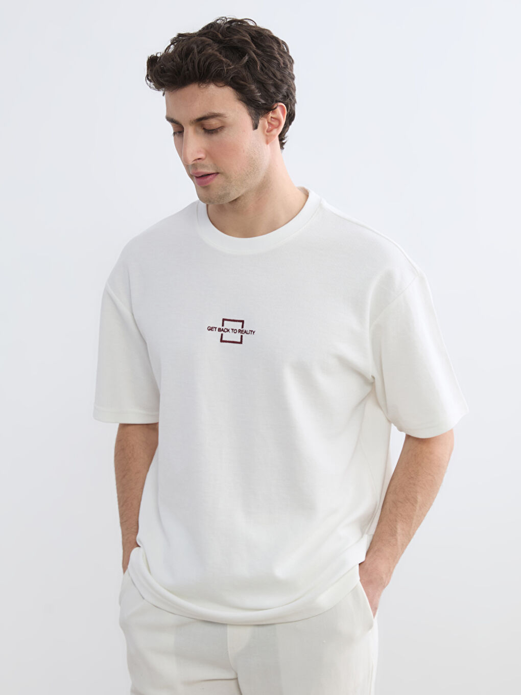 Crew Neck Printed Men's T-Shirt