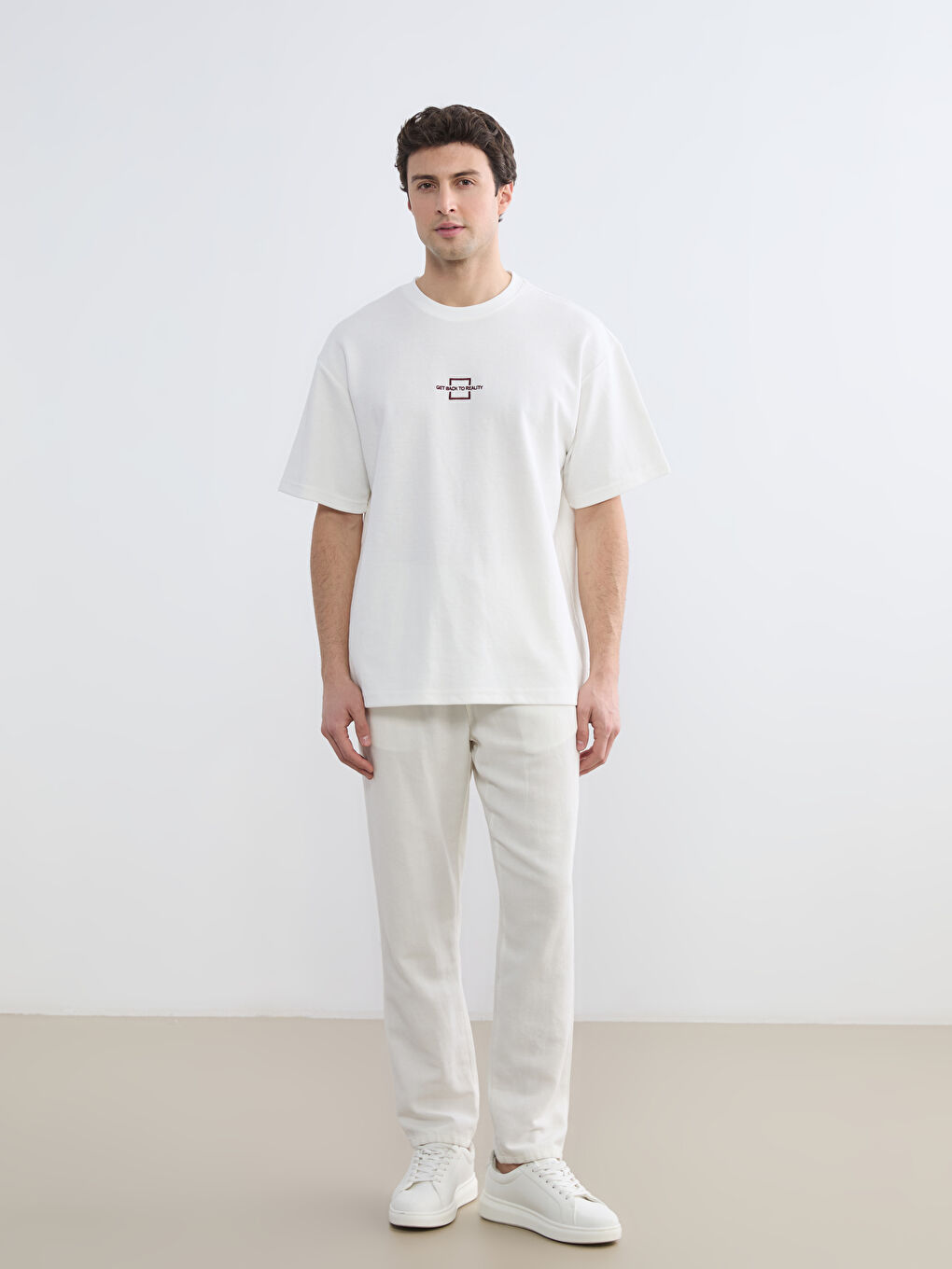 Crew Neck Printed Men's T-Shirt-1