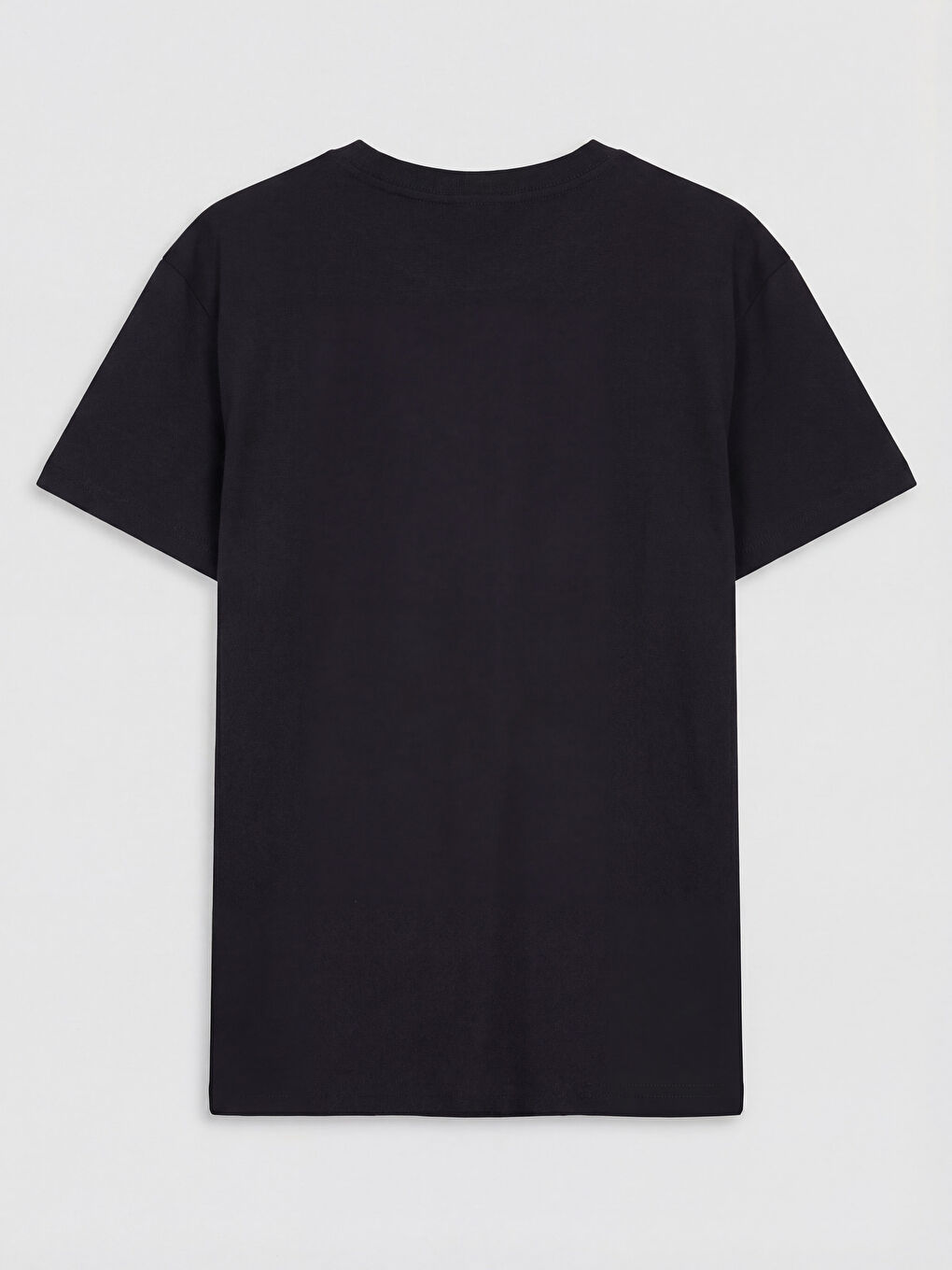 Antrasit Bisiklet Yaka Pikachu Baskılı Erkek Çocuk Tişört-1