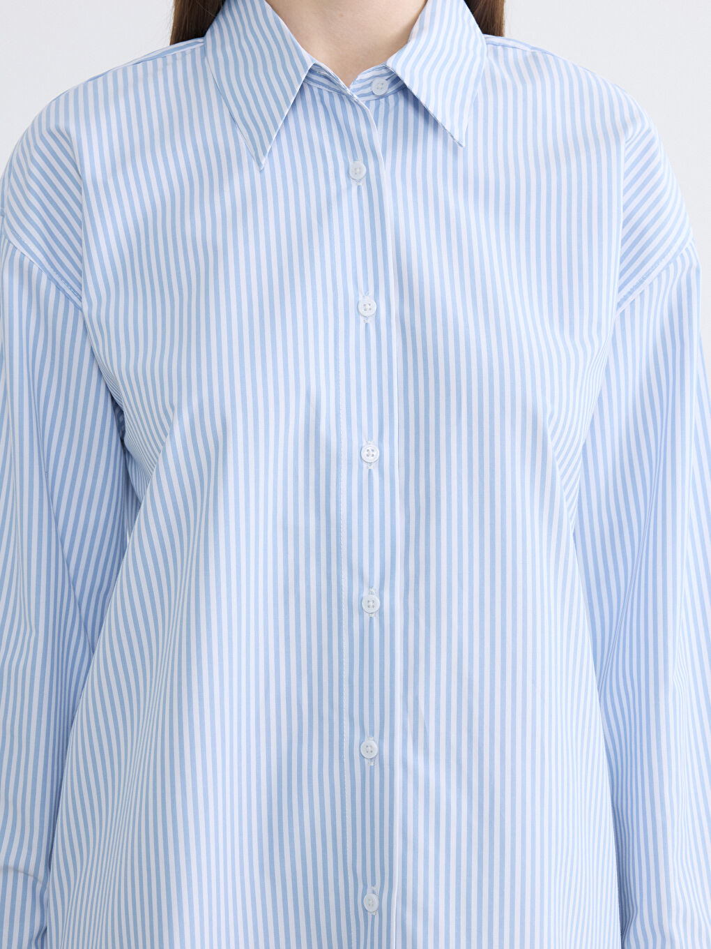 Woman BLUE Shirt Tunic-2