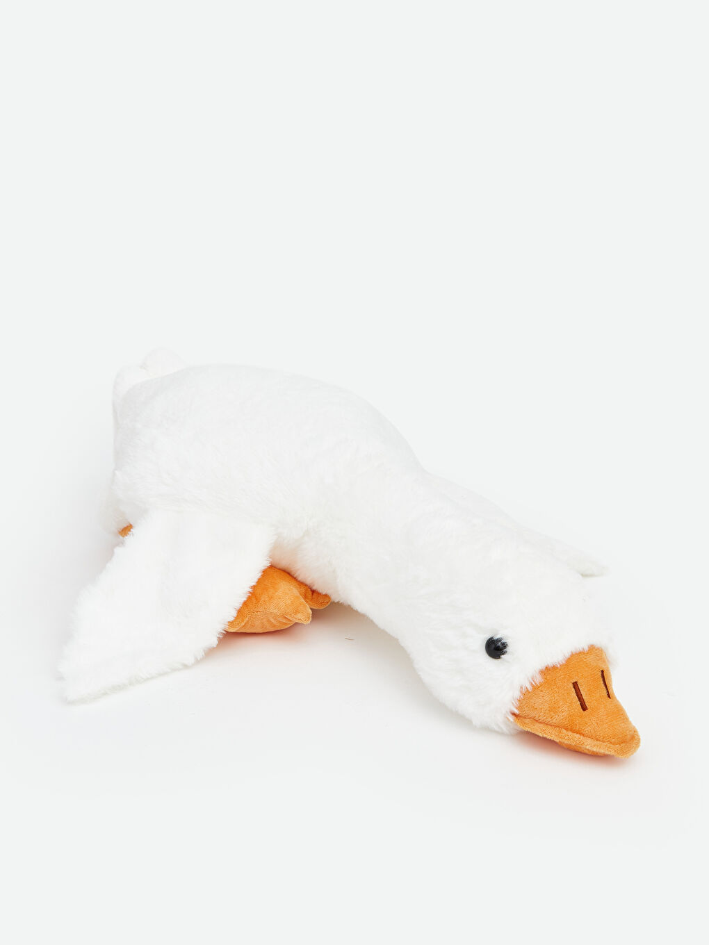 Ekru Ördek Figürlü Pelüş Bebek Kırlent-3