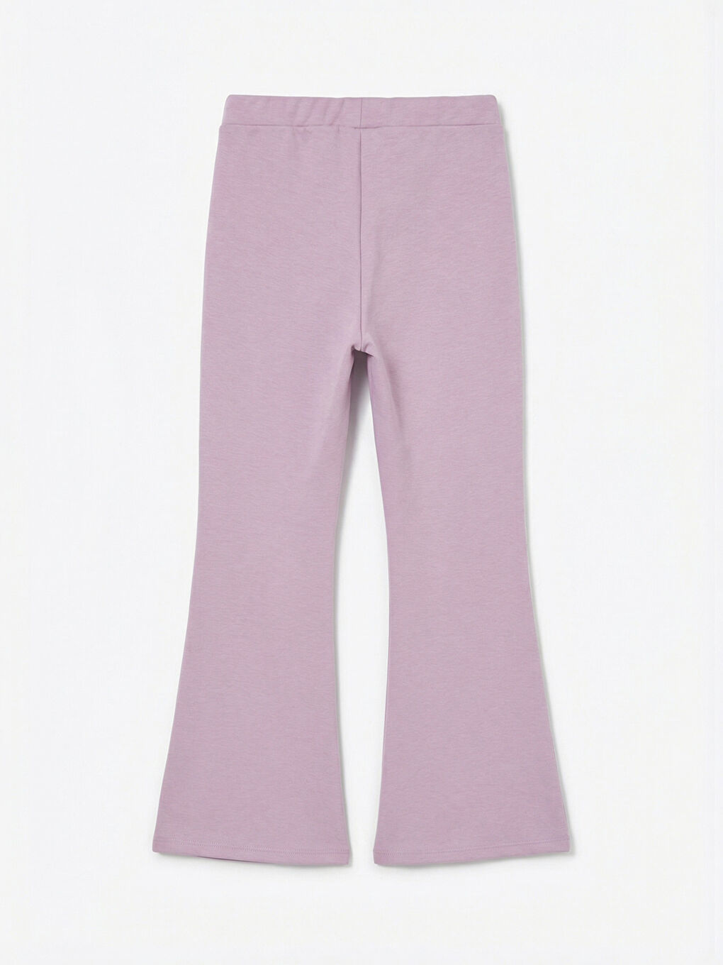 Lila Kız Çocuk İspanyol Paça Tayt-1