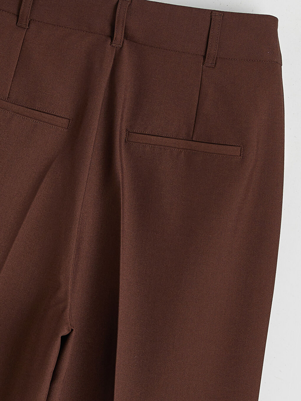 Woman BROWN Formal Dress Trousers-5