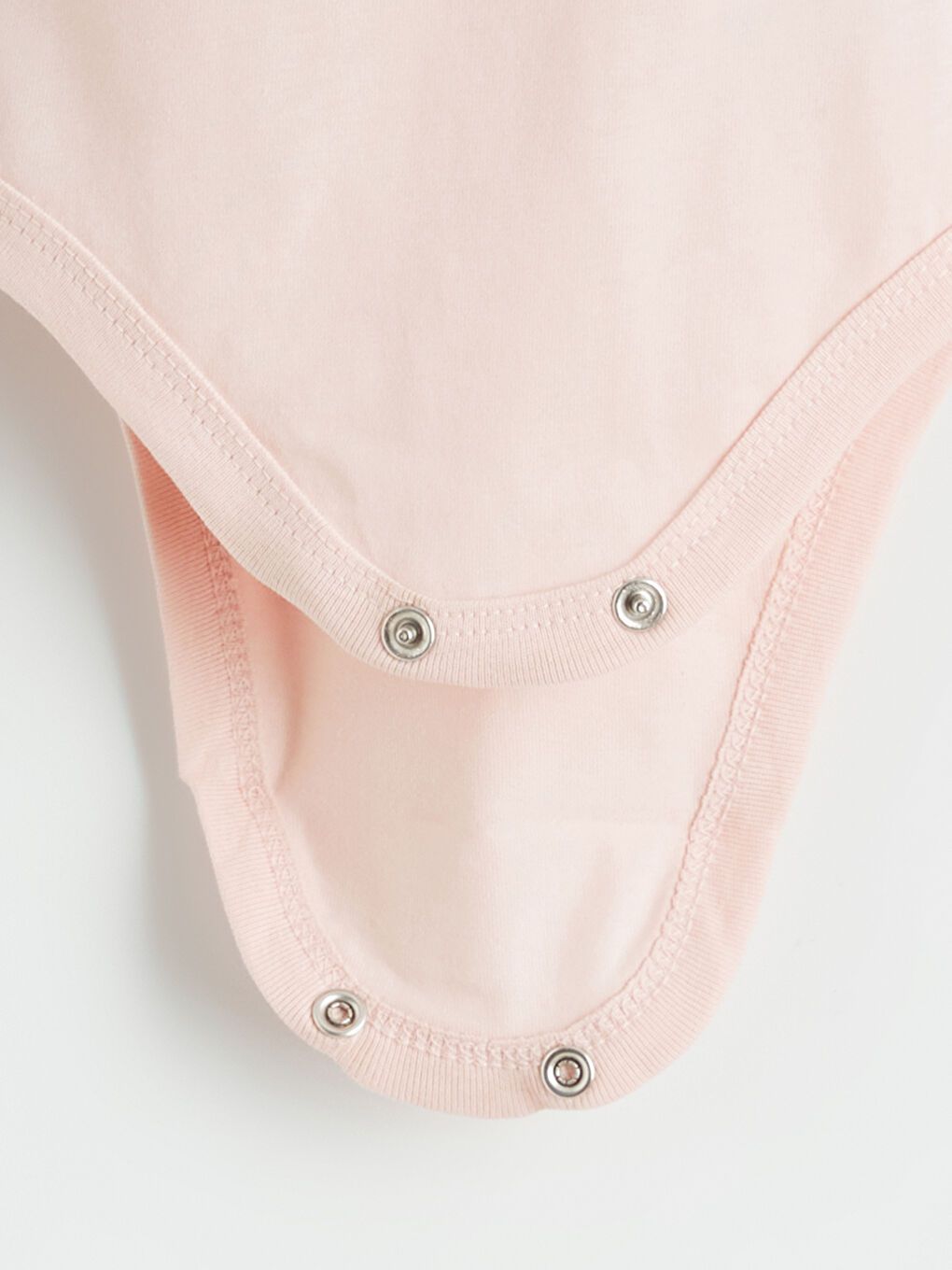 Pembe Bisiklet Yaka Minnie Mouse Baskılı Kız Bebek Çıtçıtlı Body ve Tayt-3