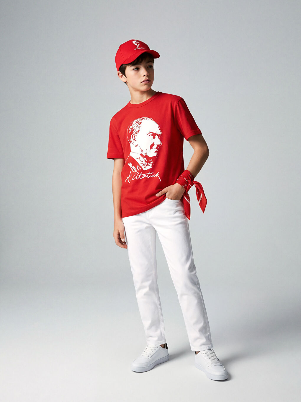 Boys' athletic shoes.