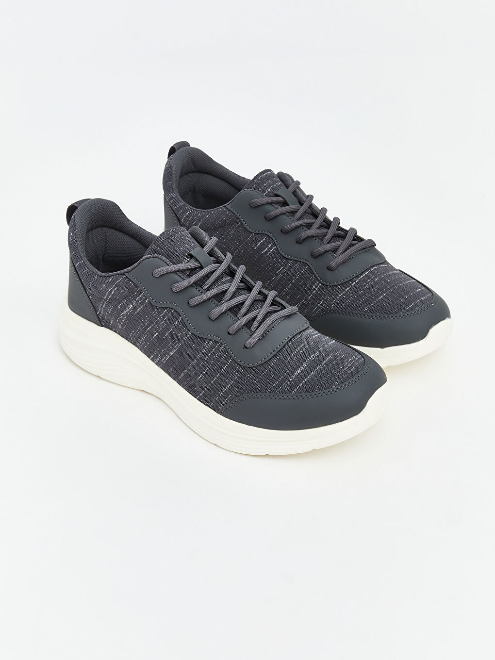 Gri Bağcıklı Erkek Spor Ayakkabı
