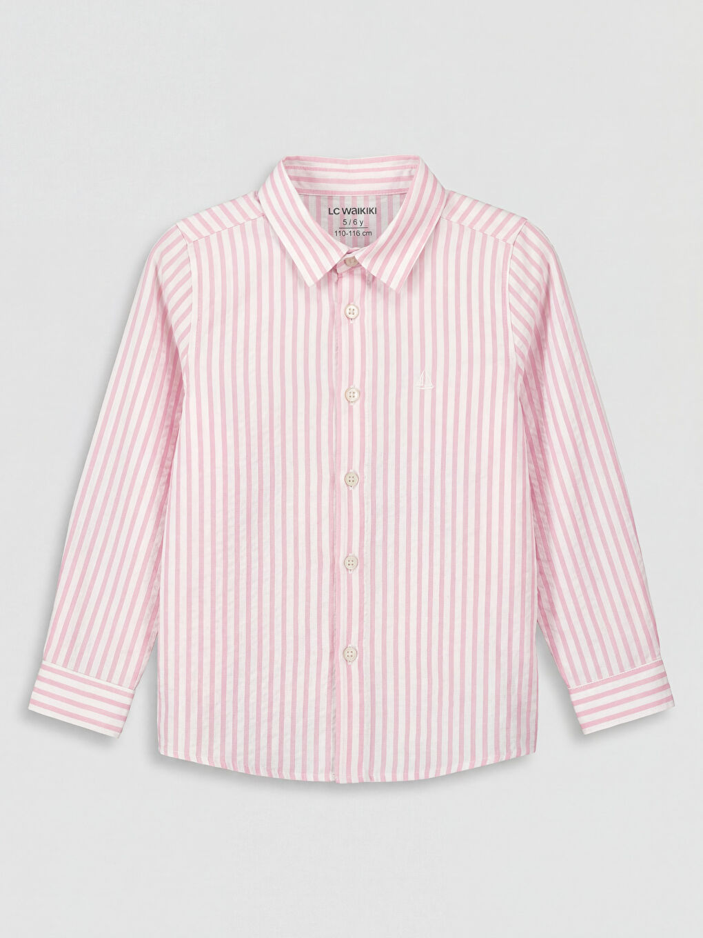 Pembe Çizgili Oxford Erkek Çocuk Gömlek