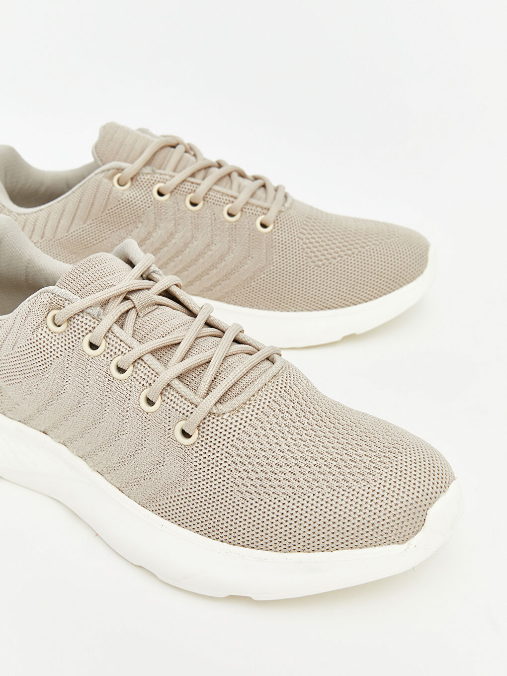 Bej Fileli Erkek Spor Ayakkabı-2