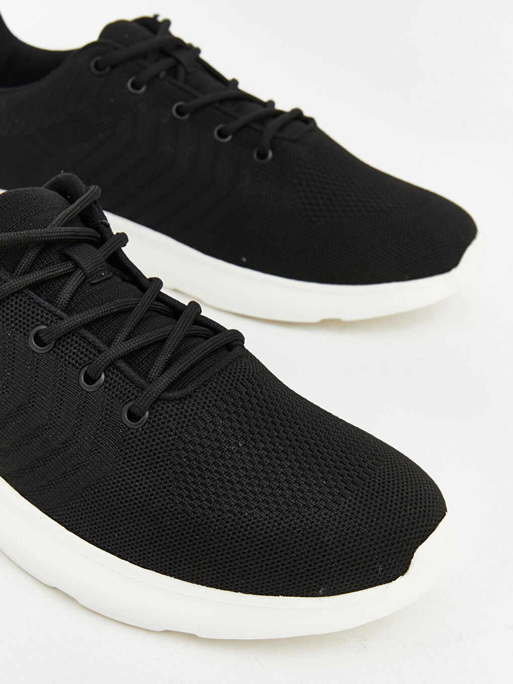 Siyah Fileli Erkek Spor Ayakkabı-2