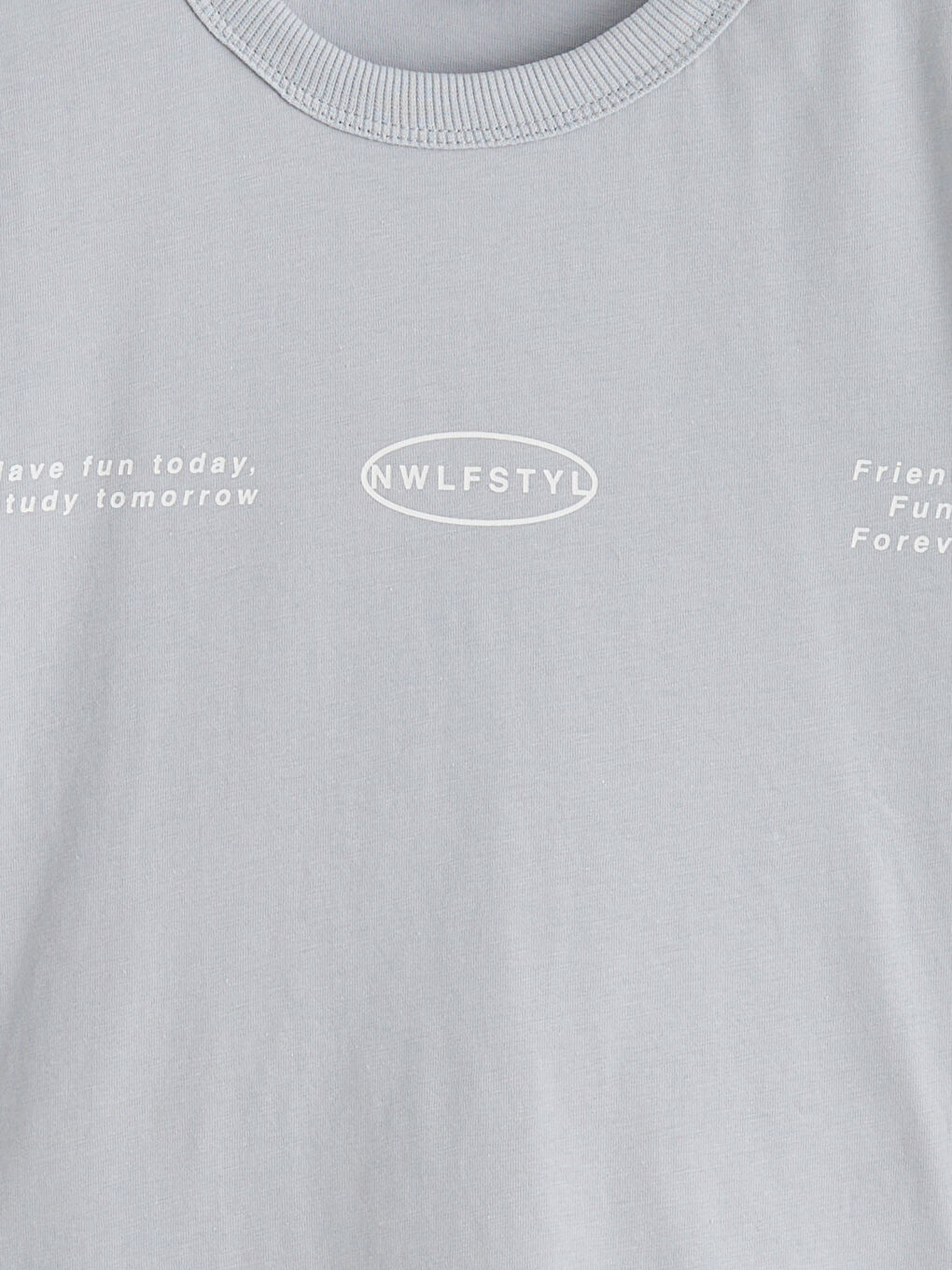 Gri Baskılı Erkek Çocuk Tişört ve Şort-2