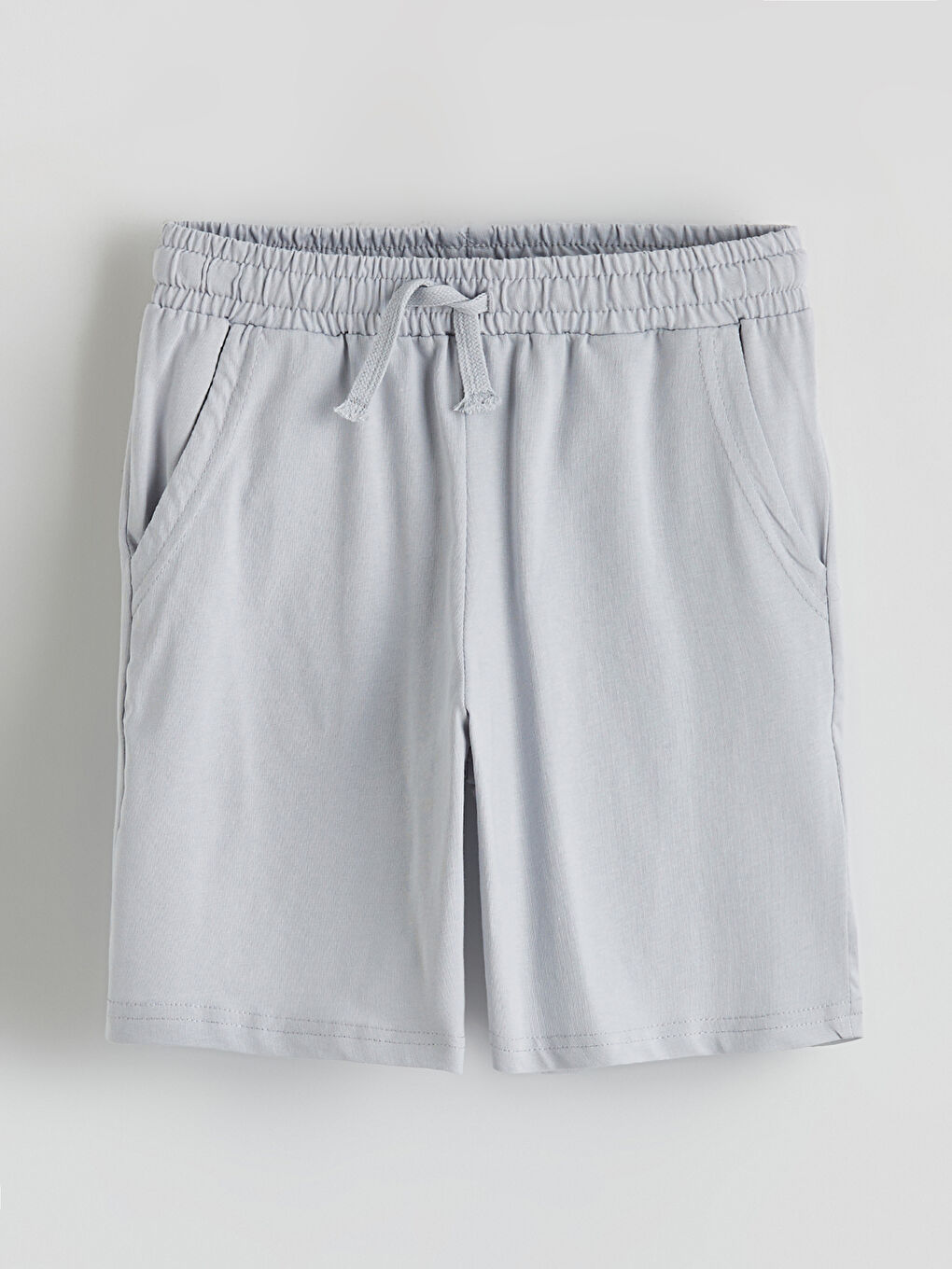 Gri Baskılı Erkek Çocuk Tişört ve Şort-4