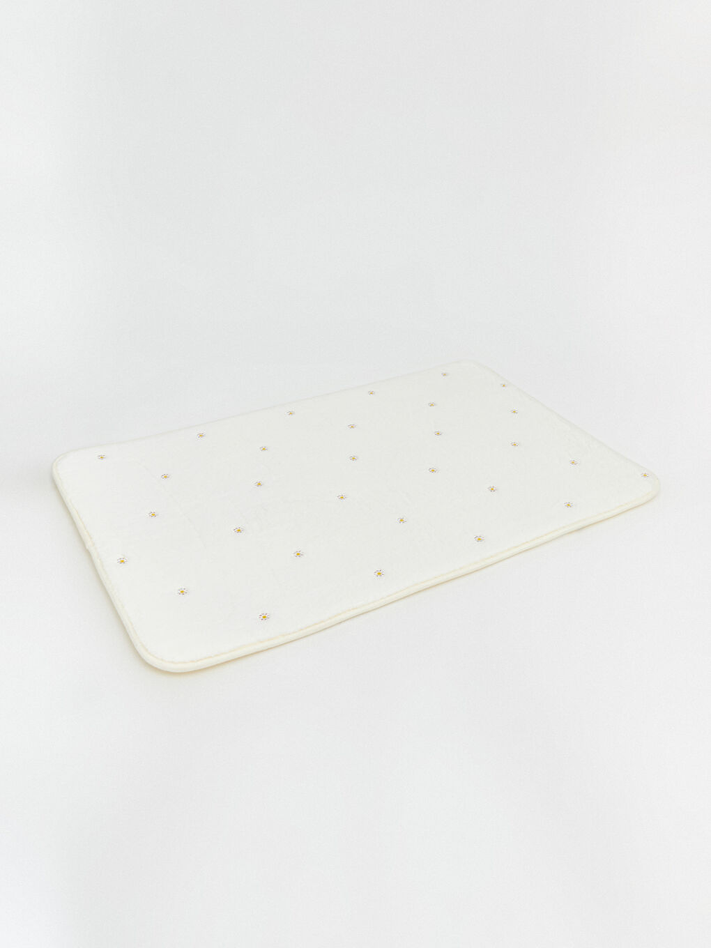 Blumige Badematte 50x80 cm-2