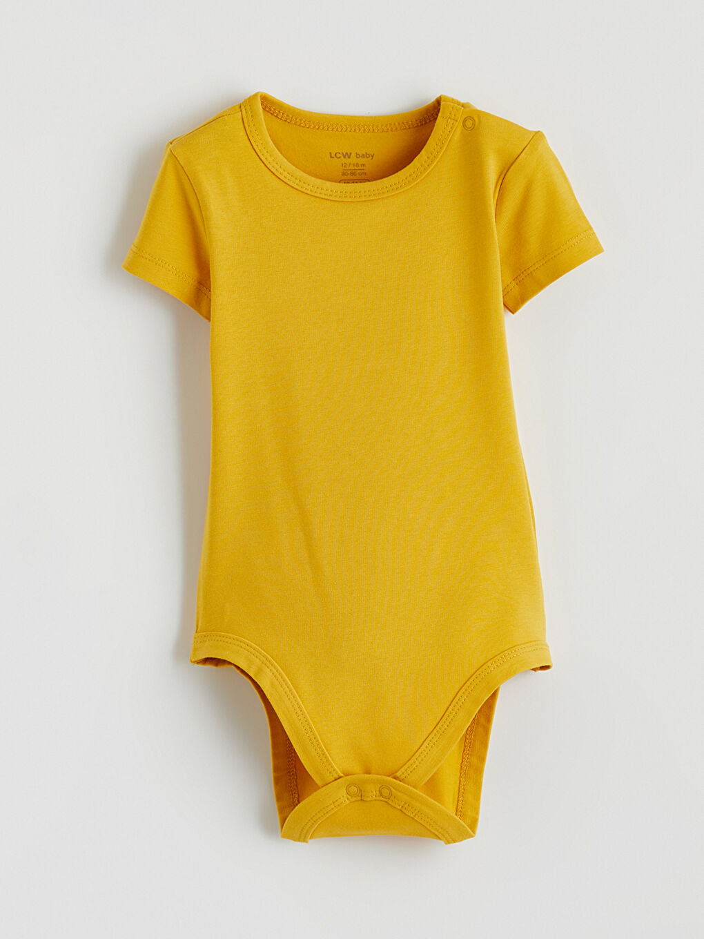 Ekru Erkek Bebek Çıtçıtlı Body 2'li-1