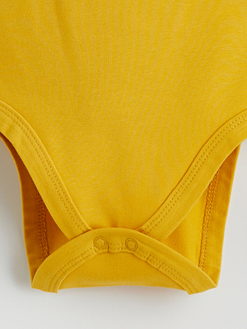 Ekru Erkek Bebek Çıtçıtlı Body 2'li-2