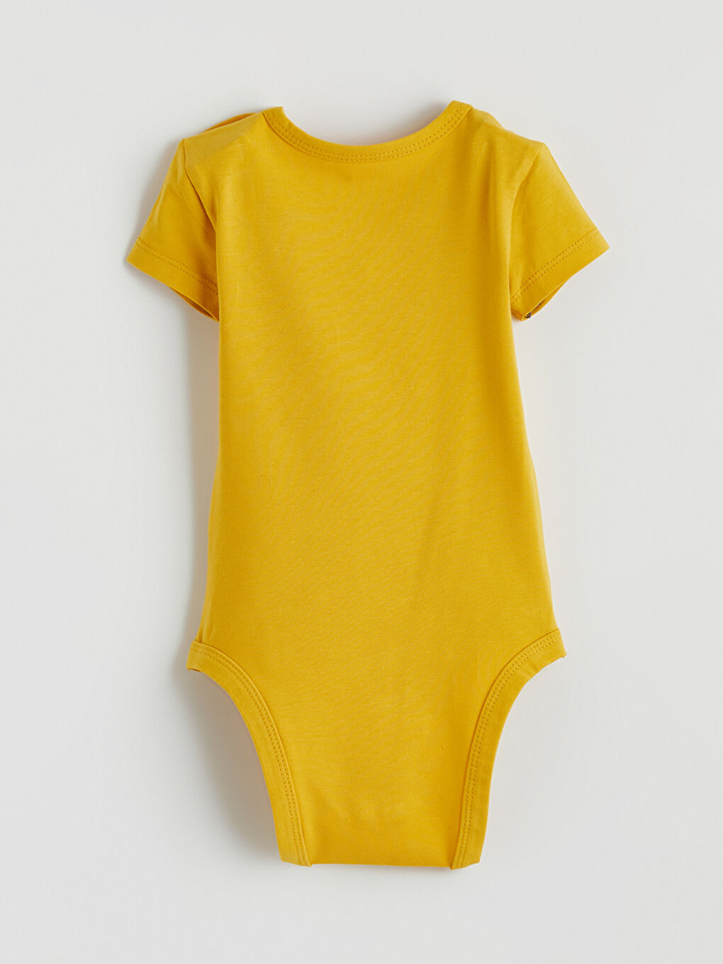 Ekru Erkek Bebek Çıtçıtlı Body 2'li-4