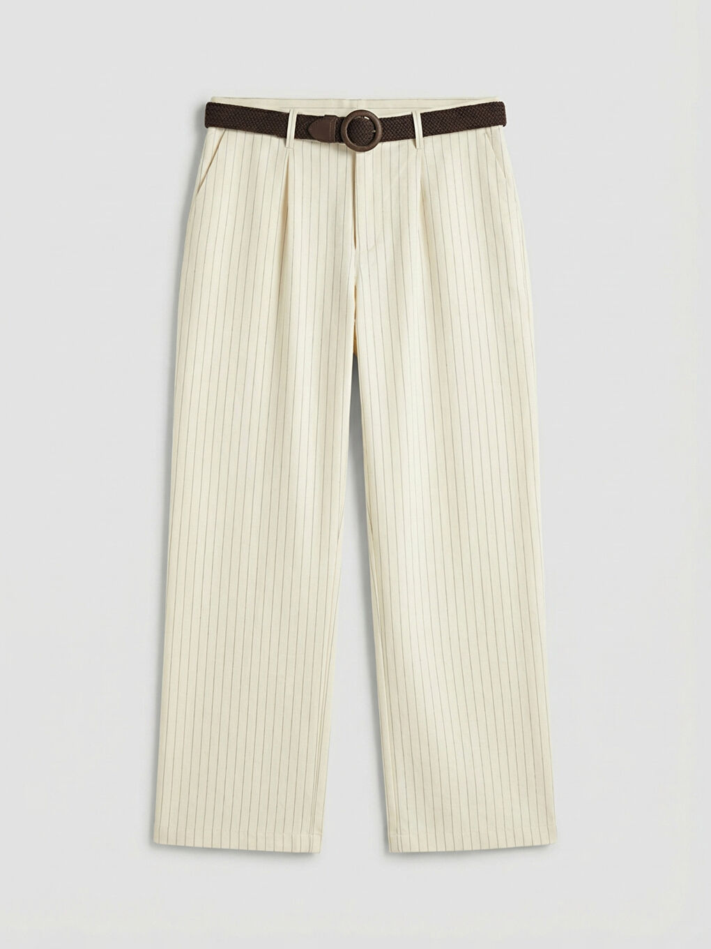 Woman BROWN Trousers-6