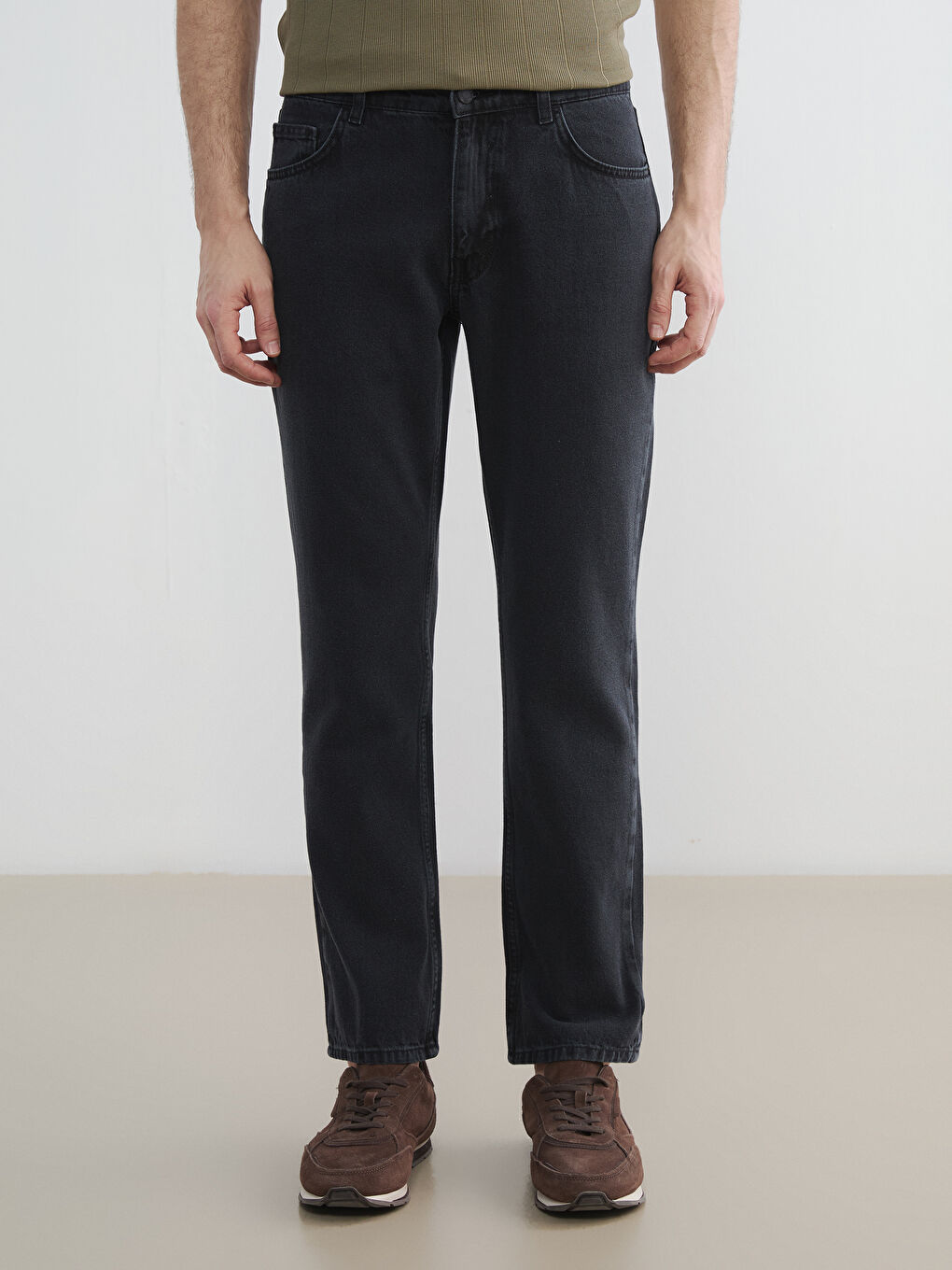 Gri 779 Regular Fit Erkek Jean Pantolon-1