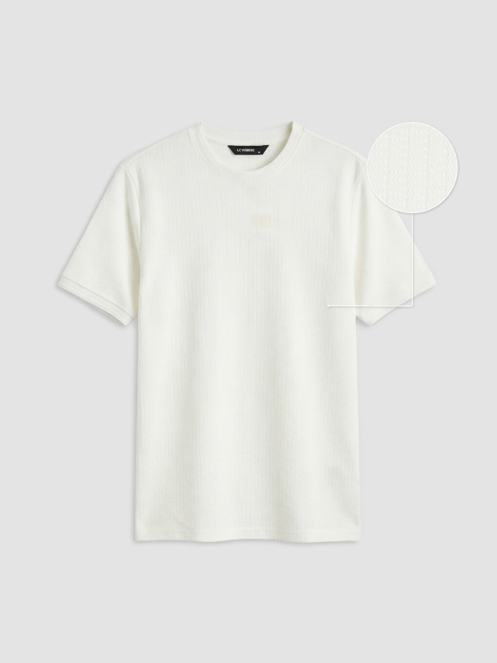 Crew Neck Structured Men's T-Shirt-2