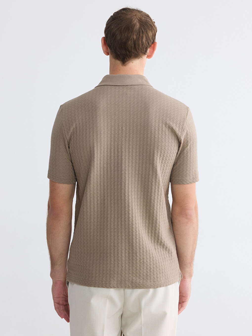 Polo Collar Men's T-Shirt-5