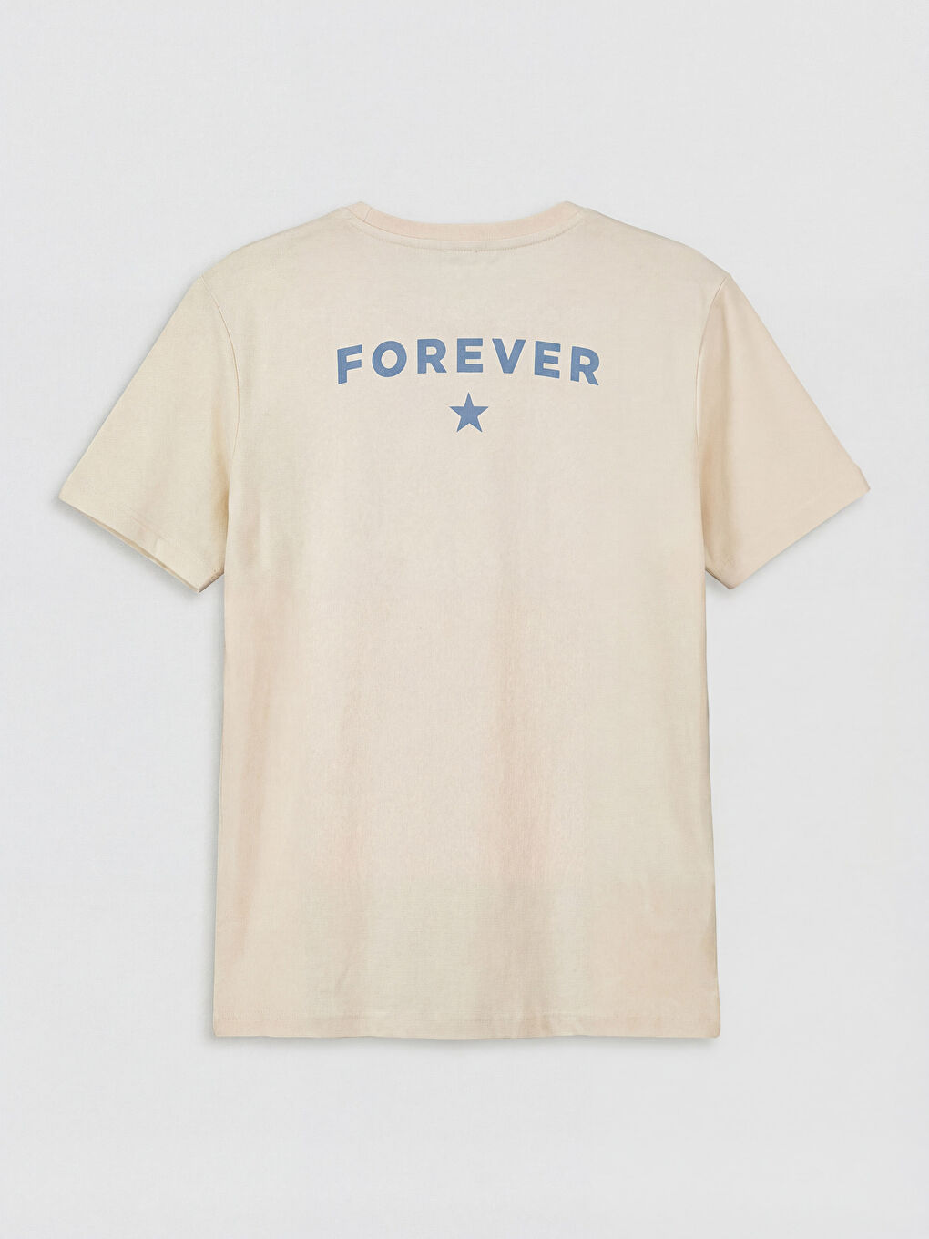 Bej Bisiklet Yaka Erkek Çocuk Şortlu Pijama Takımı-3