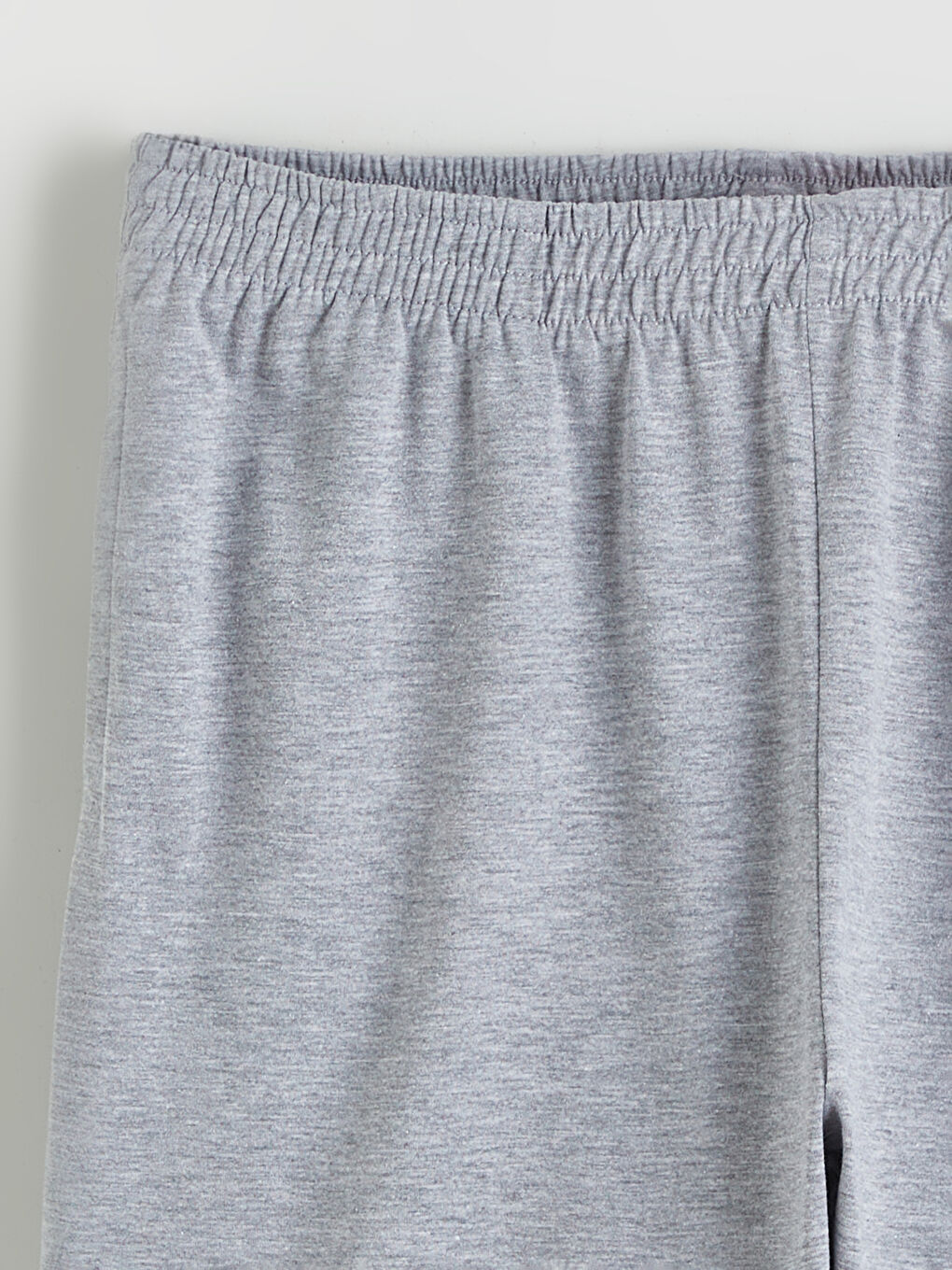 Gri Standart Kalıp Erkek Pijama Alt Şort-5