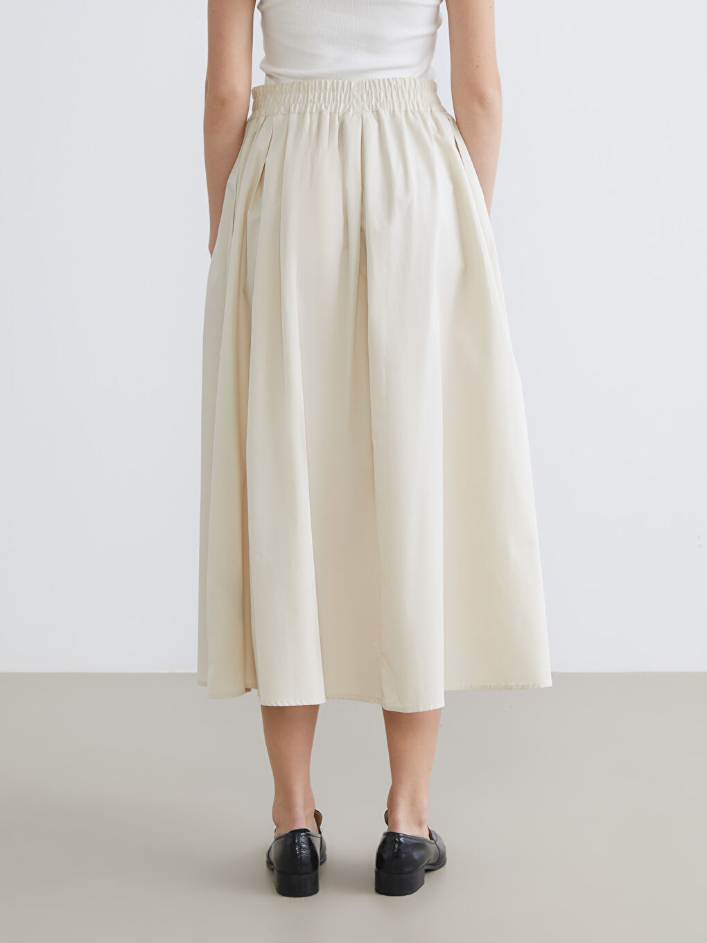 Woman BEIGE Skirt-3