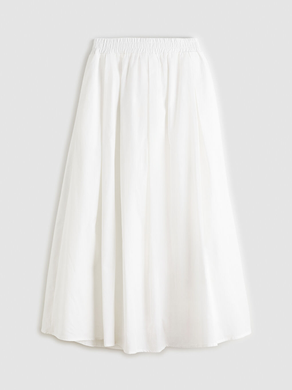 Elastic Waist Pleated Women's Skirt-4