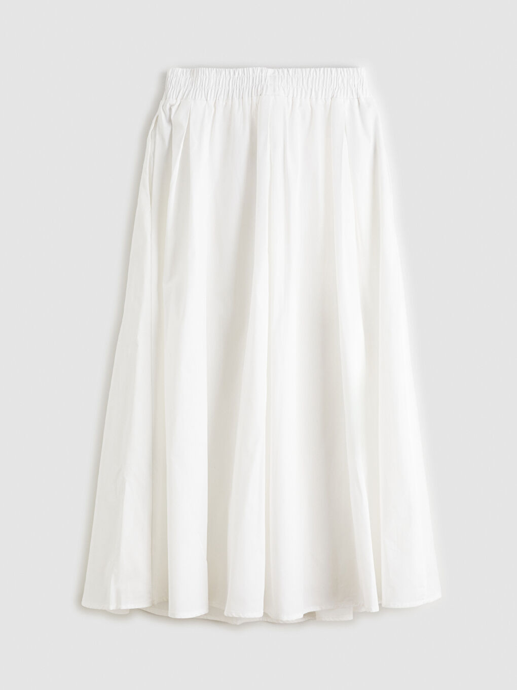 Elastic Waist Pleated Women's Skirt-5