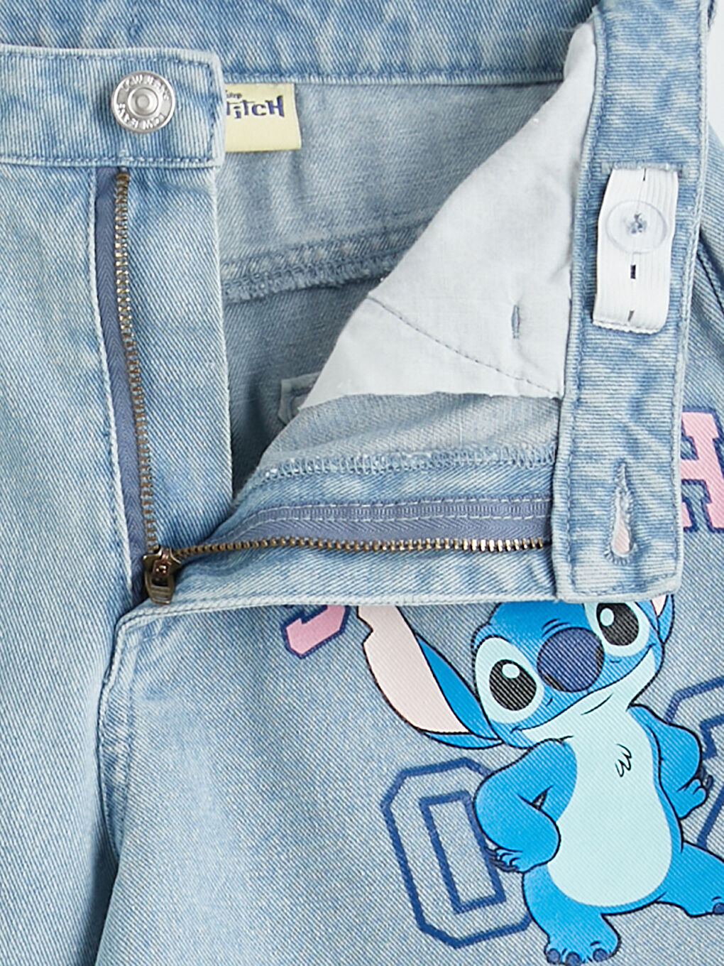 Κορίτσι ΜΠΛΕ Τζιν σορτς-2