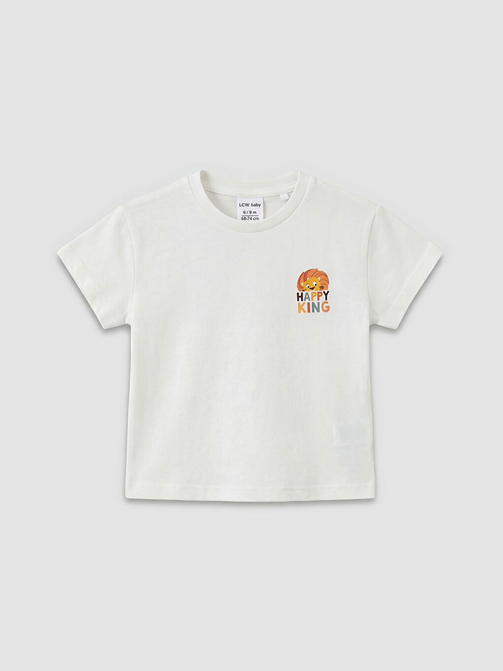 Ekru Çizgili  Erkek Bebek Tişört ve Şort-1
