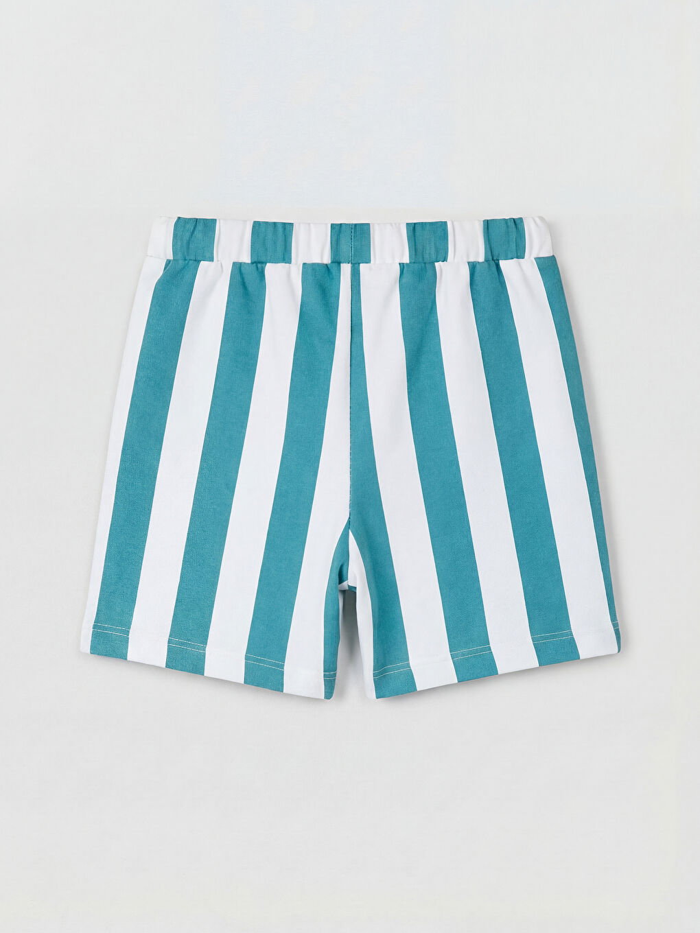 Mavi Çizgili ve Baskılı Erkek Bebek Takım-4