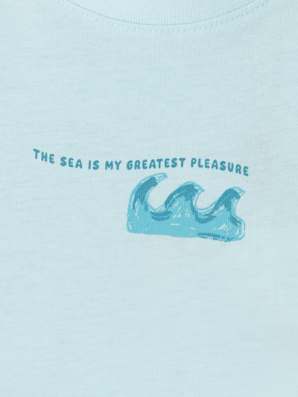 Mavi Çizgili ve Baskılı Erkek Bebek Takım-5