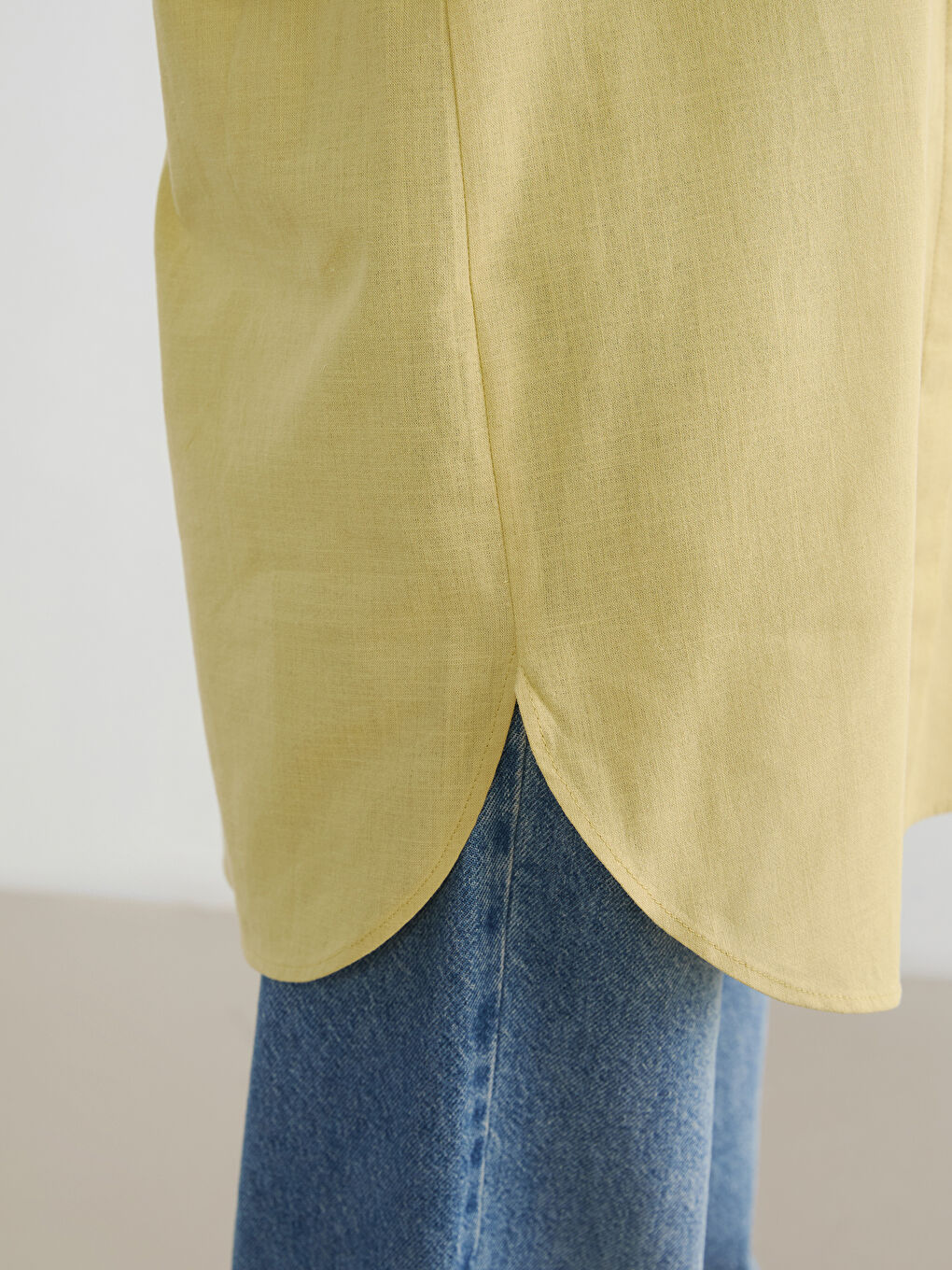 Yeşil Gömlek Yaka Kadın Tunik-2