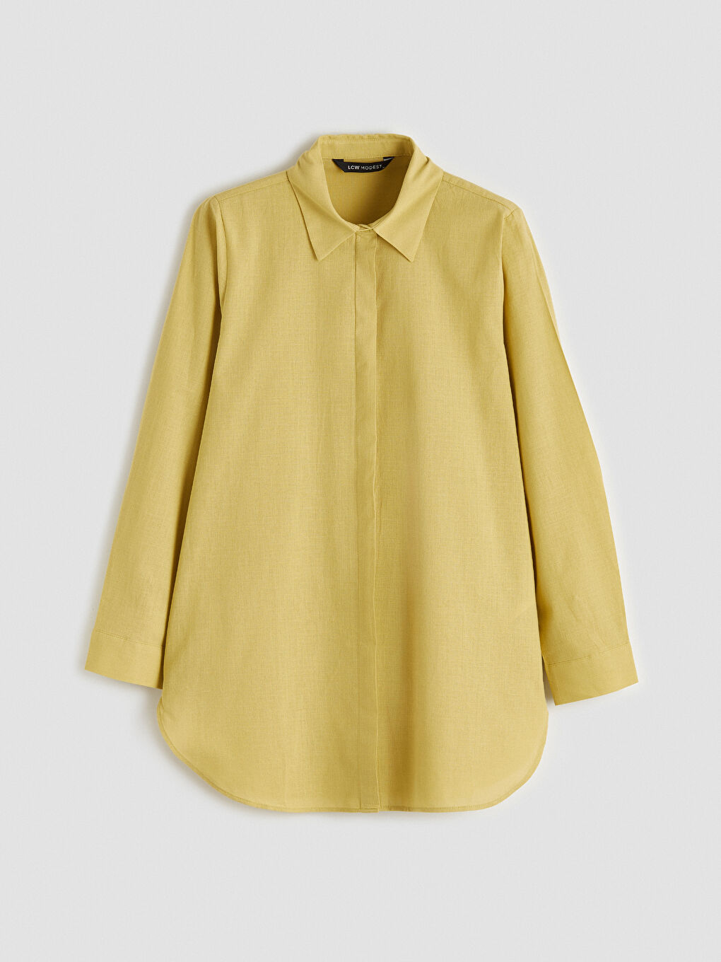 Yeşil Gömlek Yaka Kadın Tunik-4