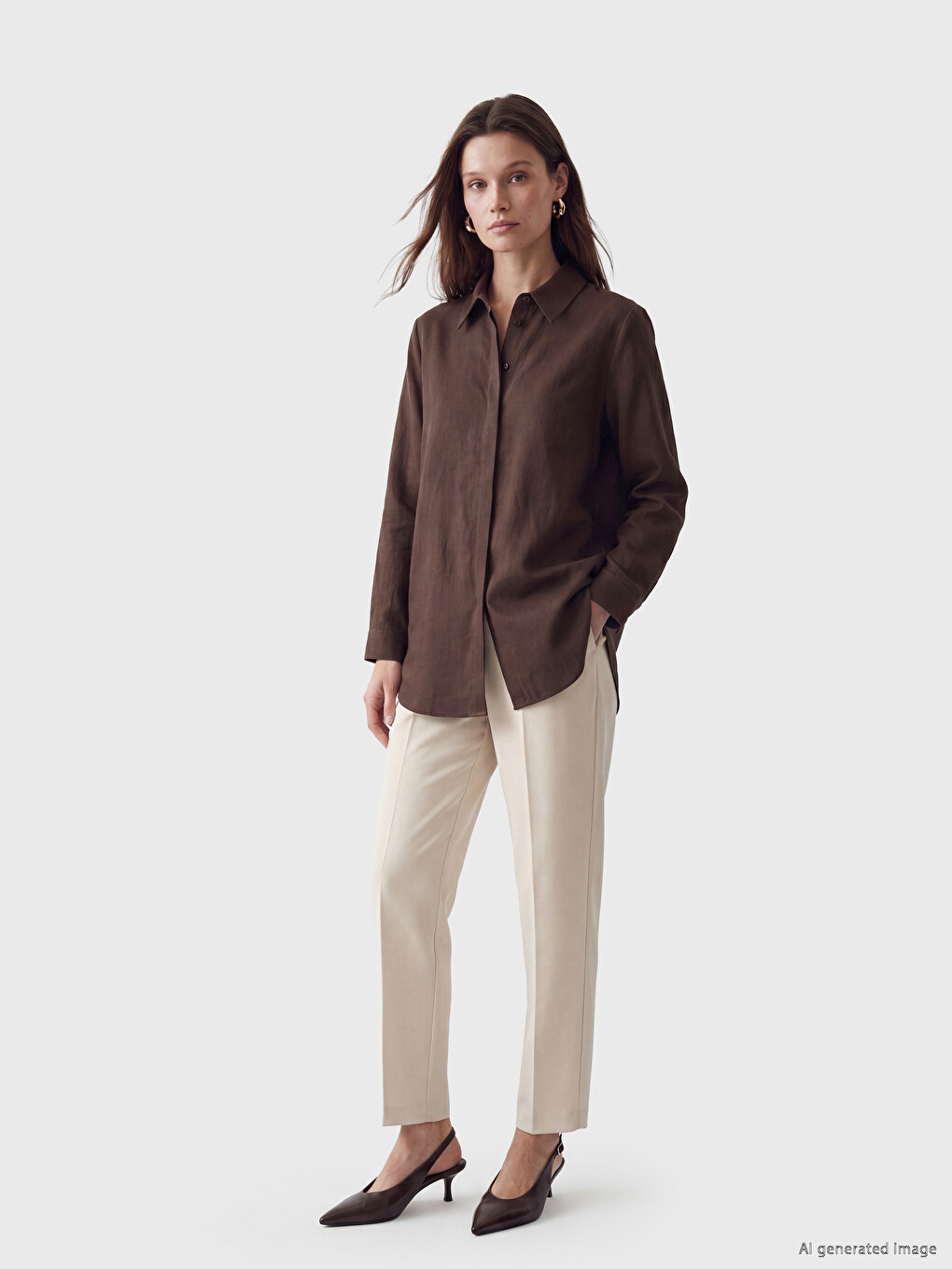 Textured Women's Shirt Tunic-2