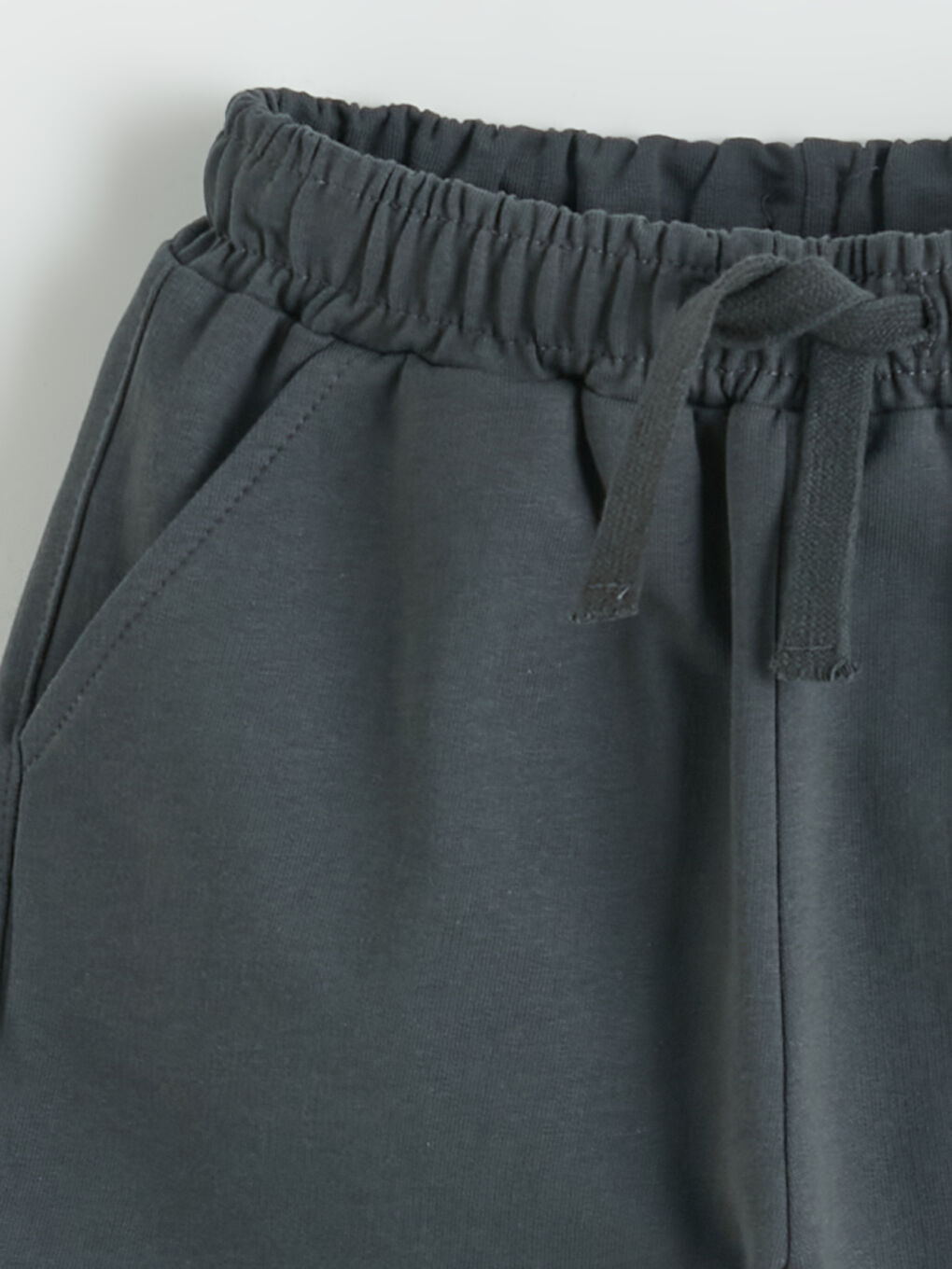 Bej Baskılı Erkek Çocuk Şortlu Takım-5