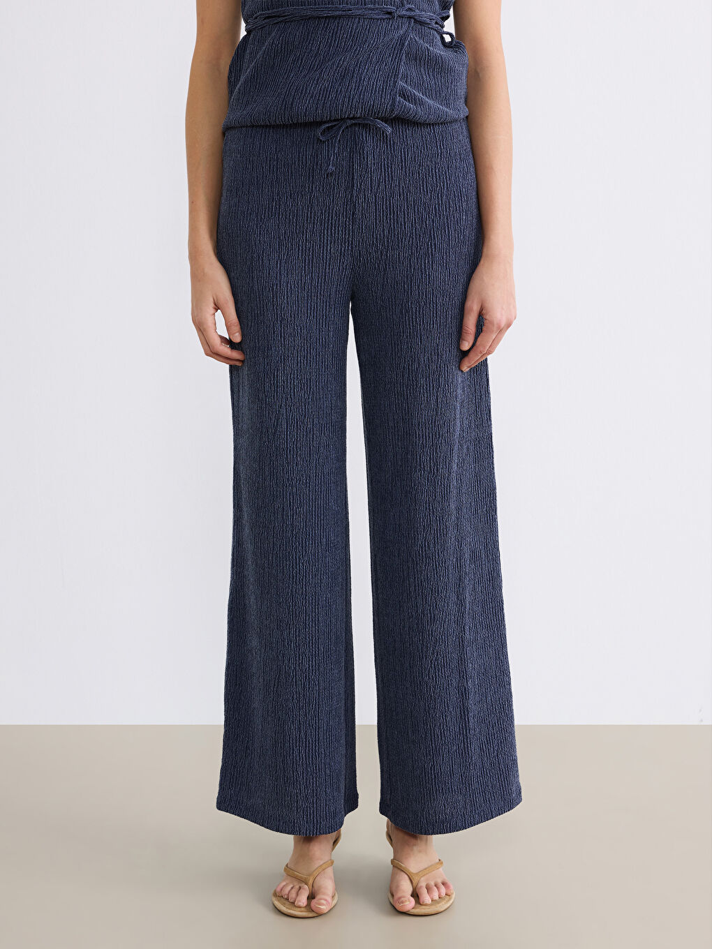 Жена Морско-Синьо Панталон-1