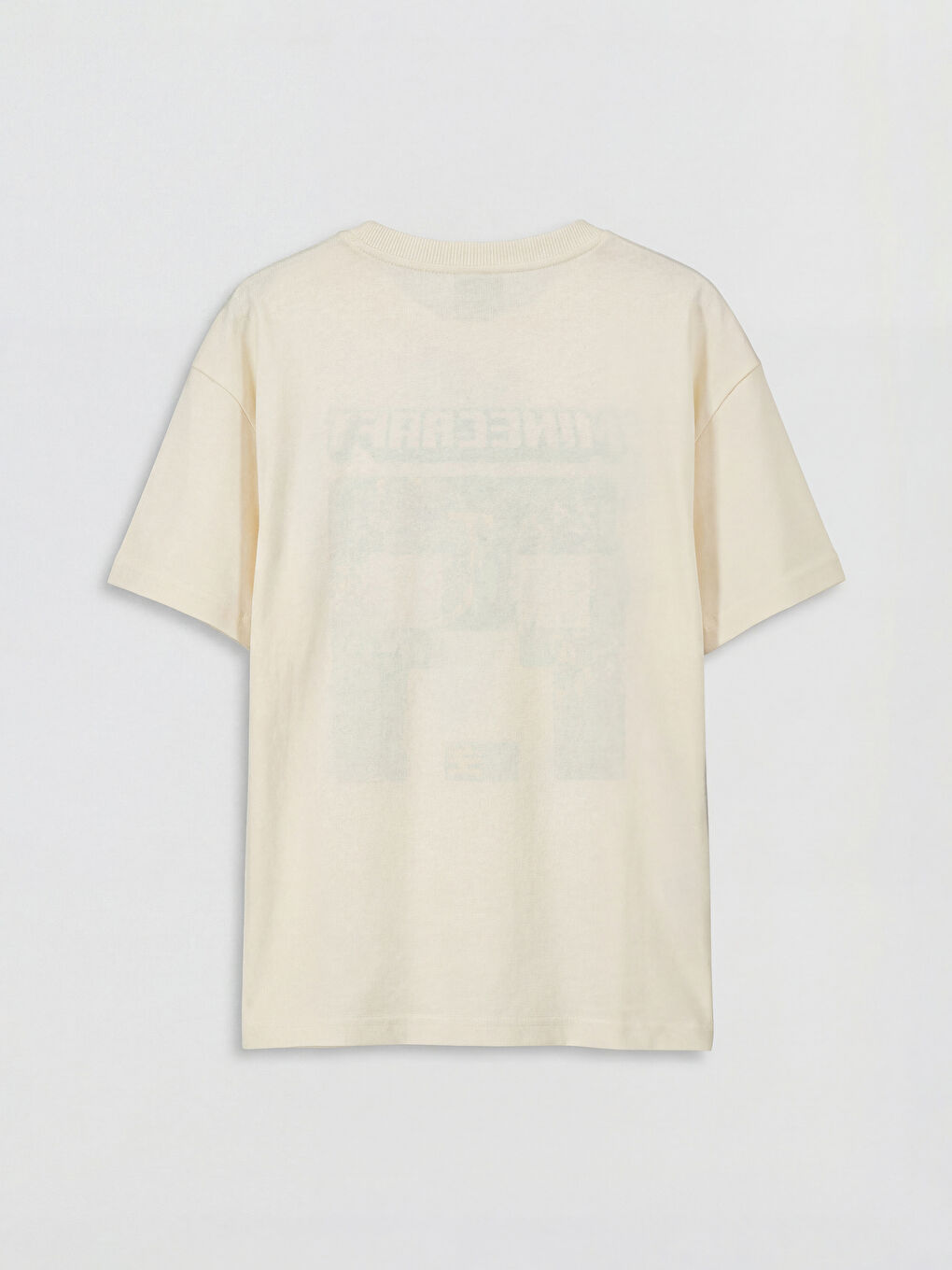 Crew Neck Minecraft Printed Boys' T-Shirt-1