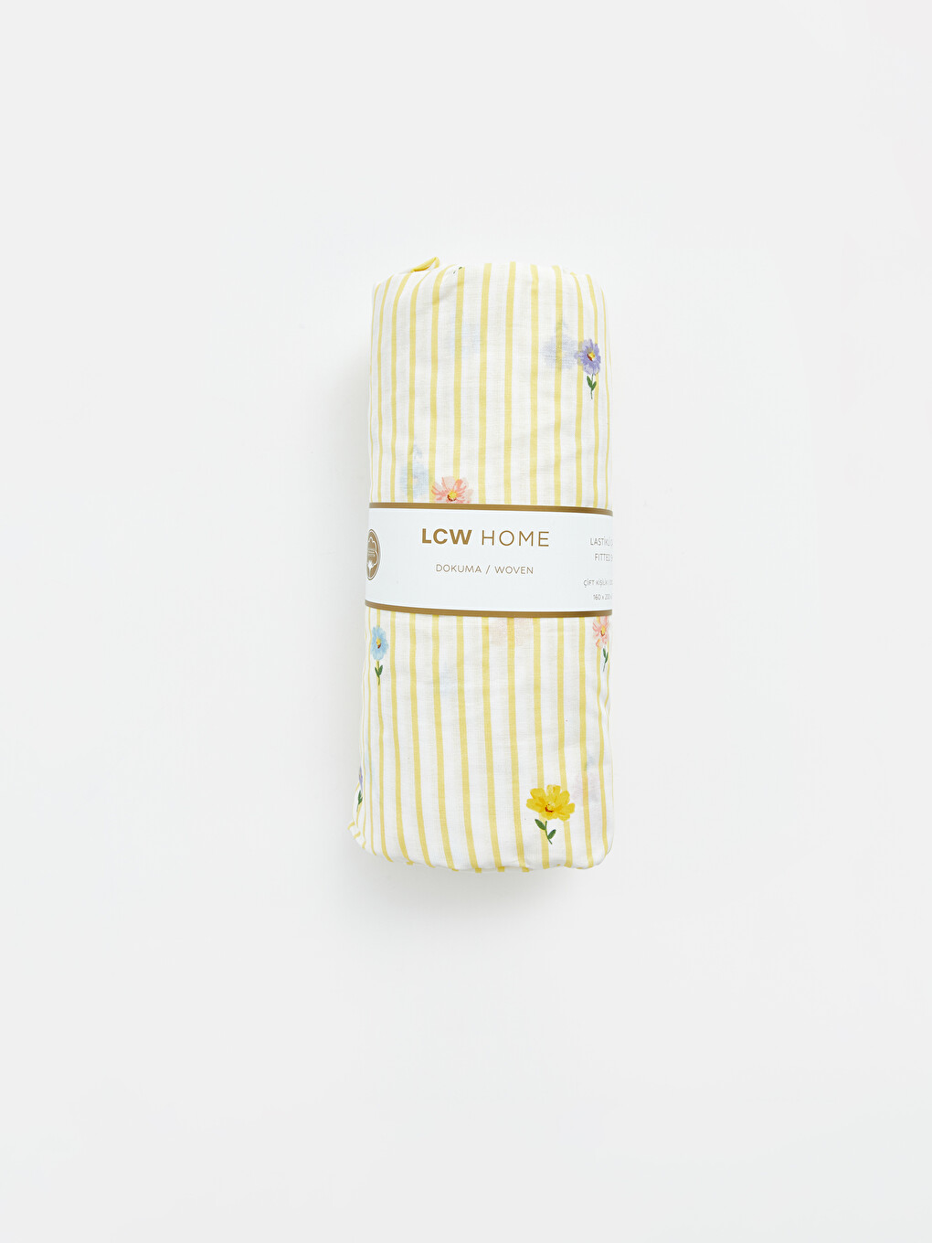 Patterned Fitted Double Bed Sheet-4