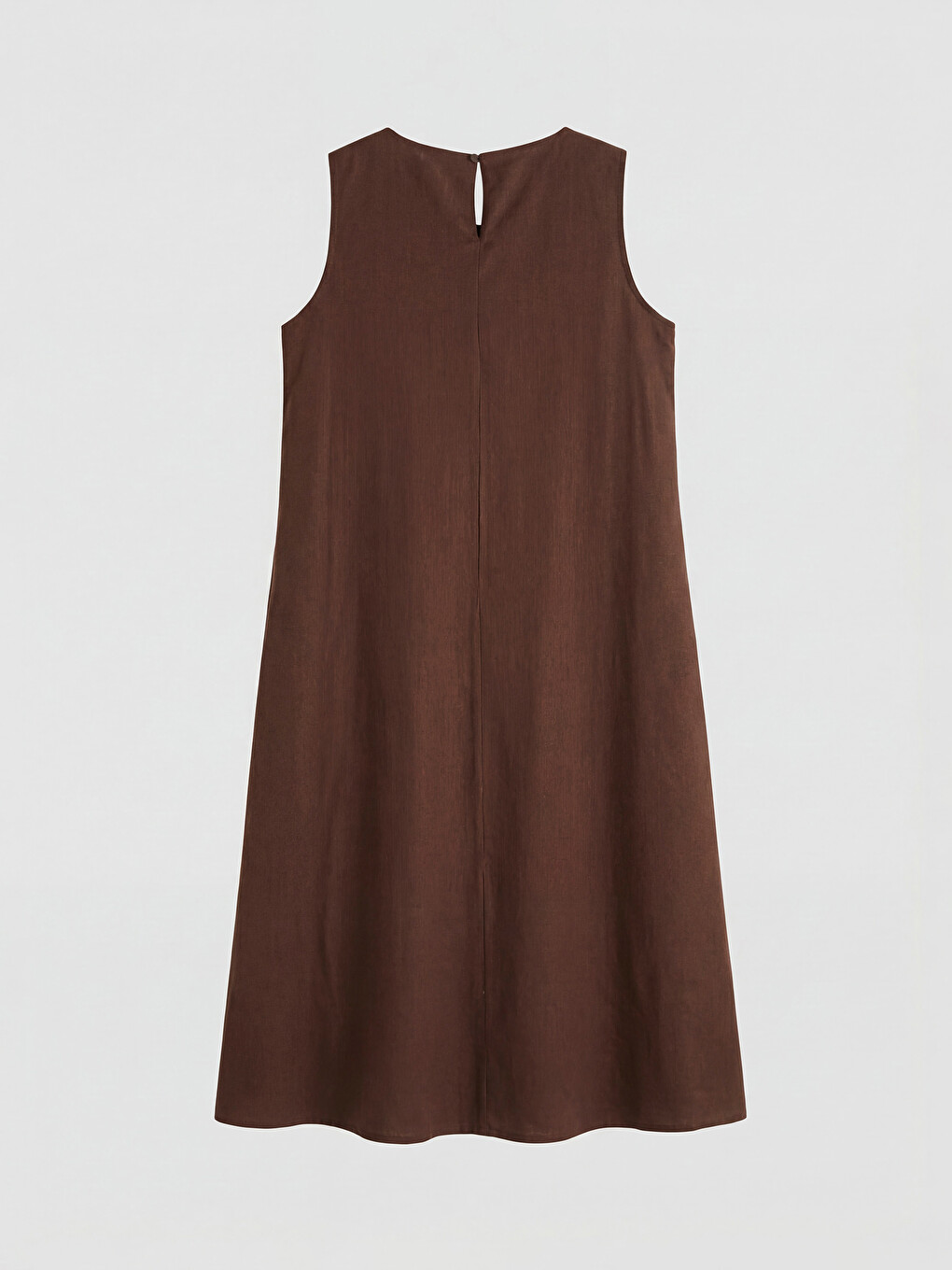 Linen Blend A Form Dress-6