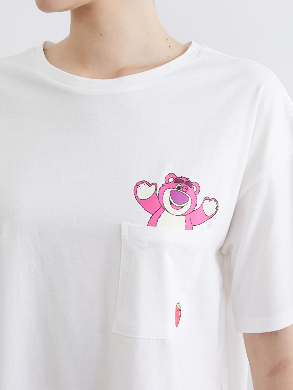 Pembe Toy Story Baskılı Kadın Şortlu Pijama Takımı-2