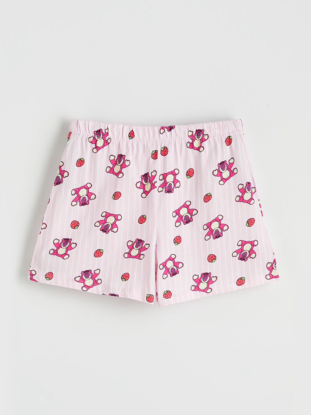 Pembe Toy Story Baskılı Kadın Şortlu Pijama Takımı-6