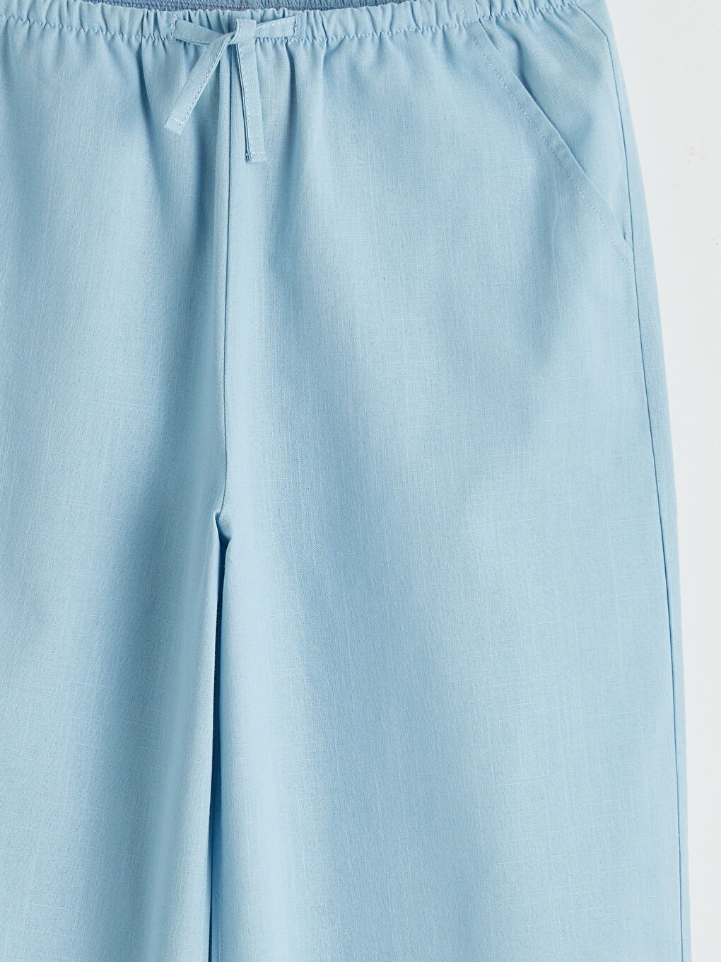 پانتۆڵ پۆپلین کچان بە کەمەر لاستیک-2