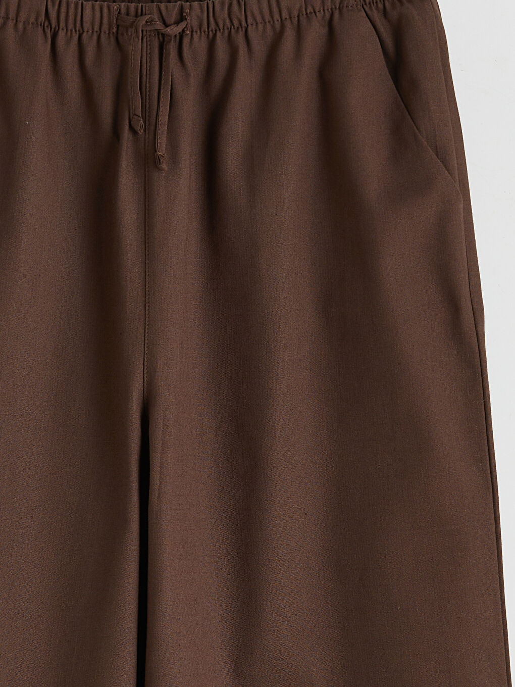 بنطلون بوبلين للبنات بخصر مطاطي-4