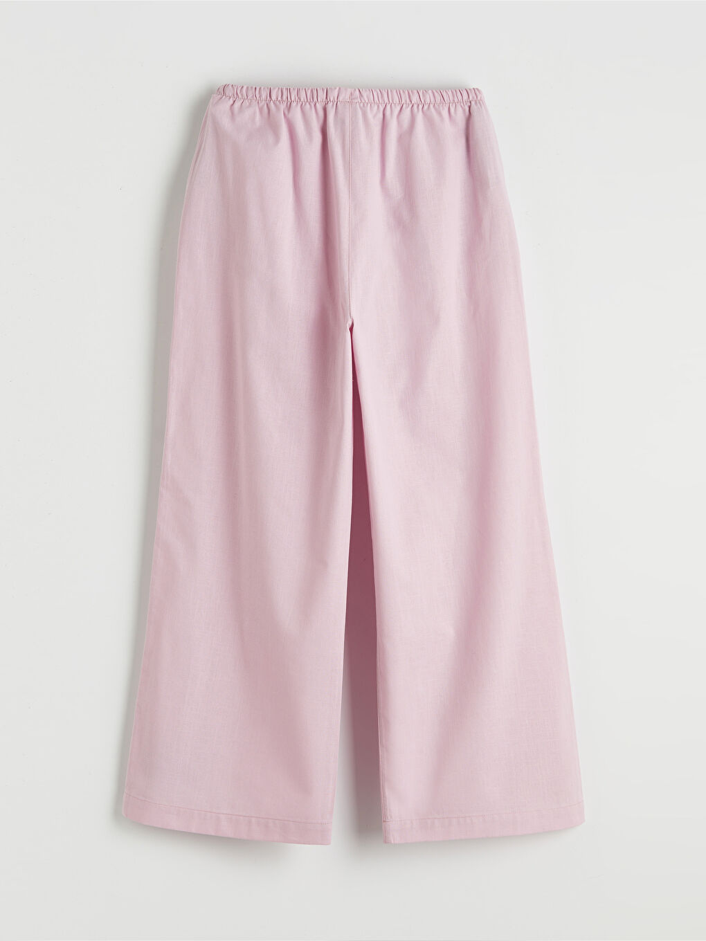 بنطلون بوبلين بخصر مطاطي للبنات-2