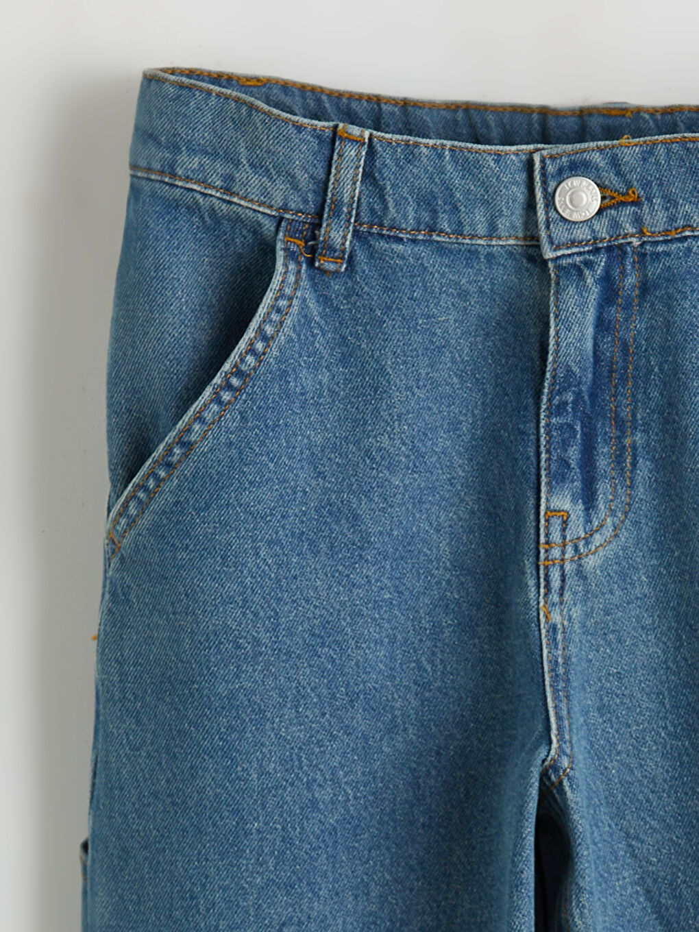 İndigo Loose Fit Erkek Çocuk Jean Pantolon-2