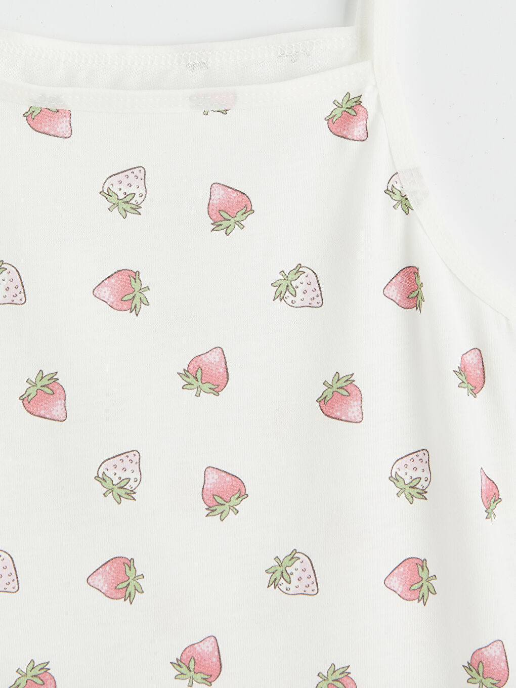 Pembe Kız Çocuk İp Askılı Atlet 2'li-6