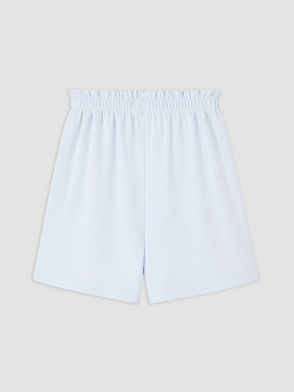 Mavi Deniz Kabuğu Baskılı Kız Bebek Pijama Takımı-4