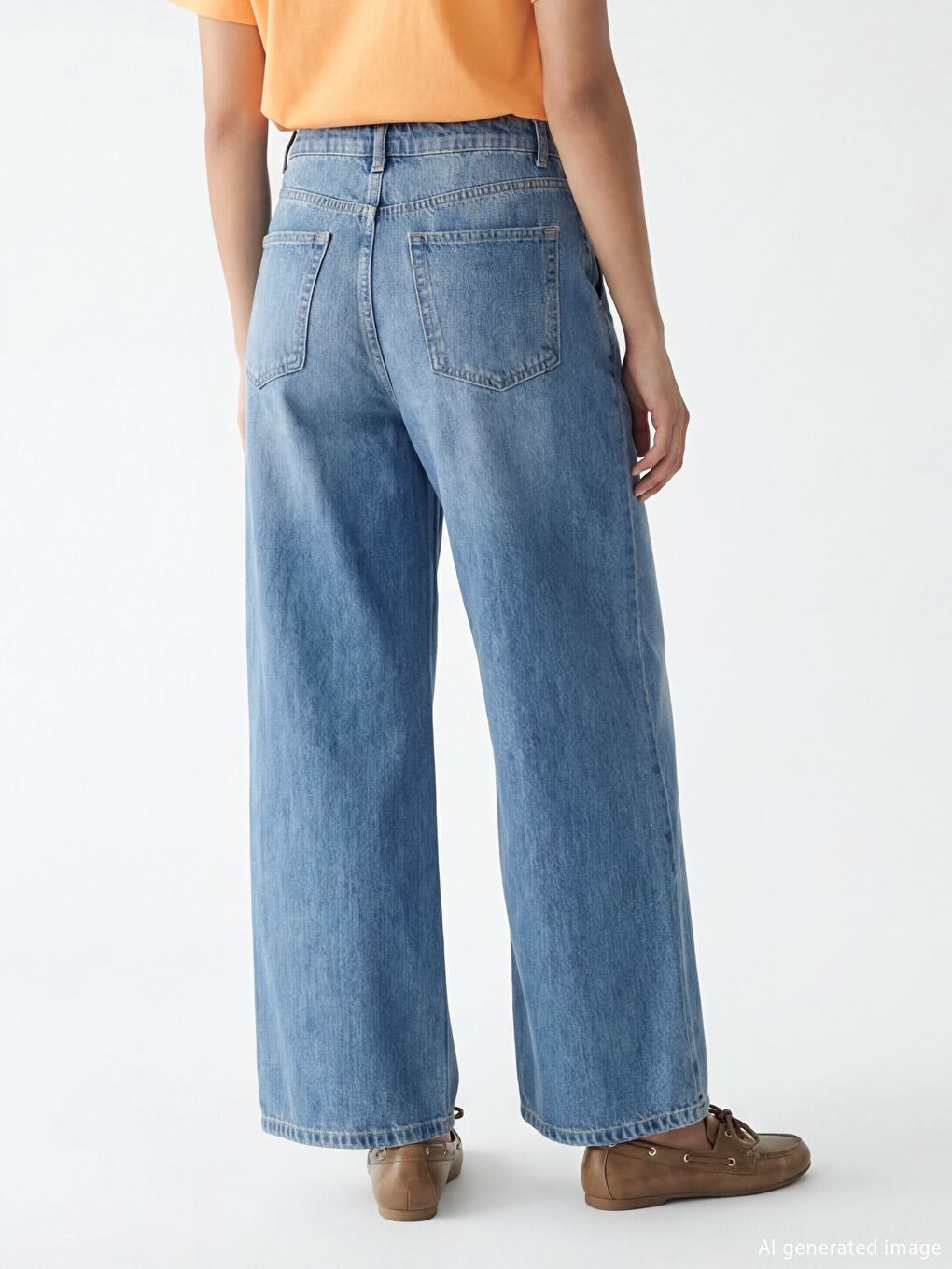 Ženske farmerke širokih nogavica-3