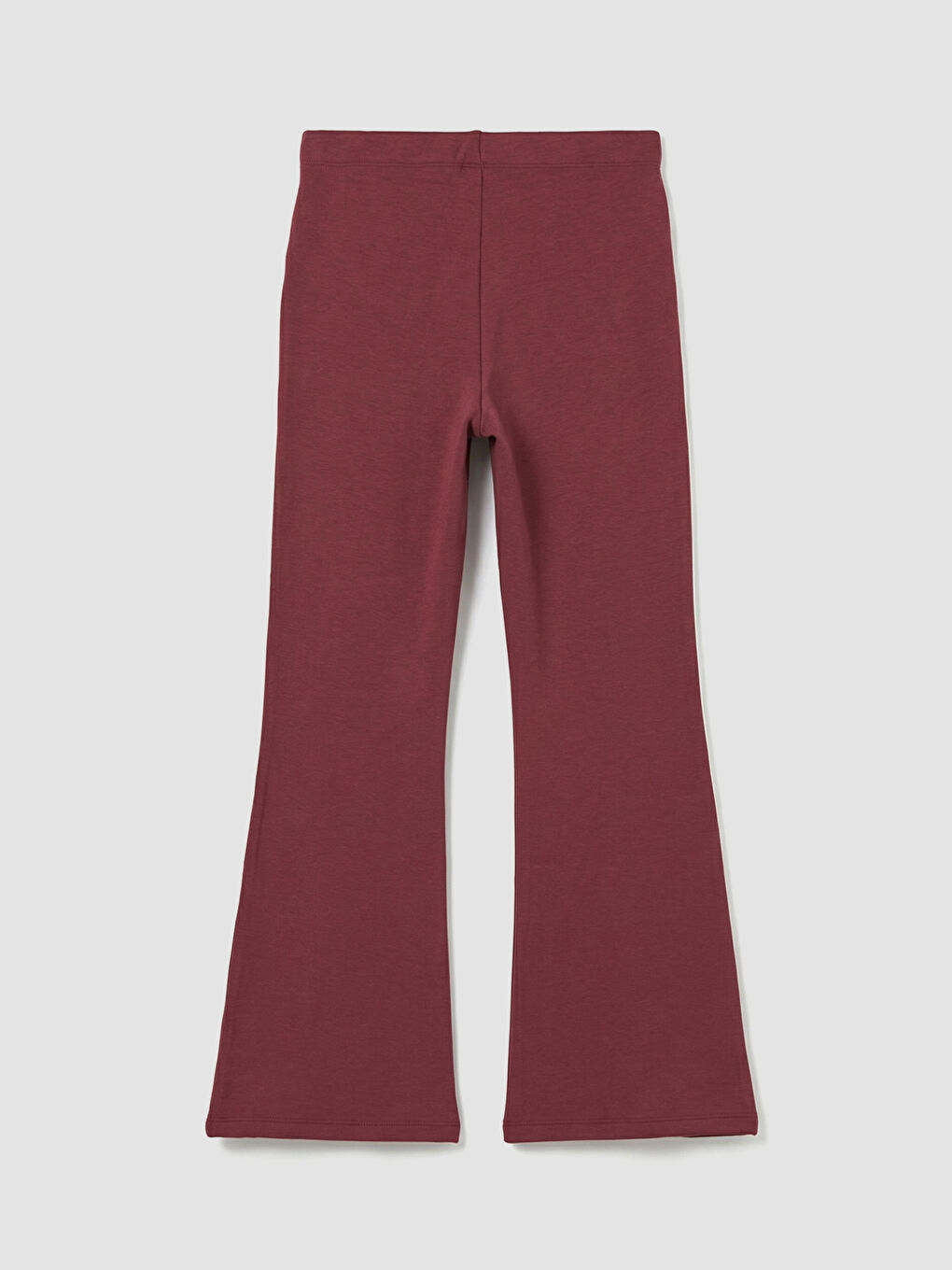 Mürdüm Polo Yaka Kız Çocuk Sweatshirt ve Tayt-4